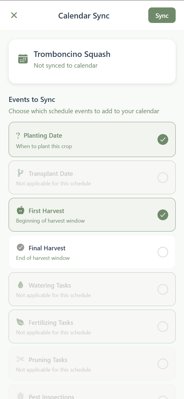 Calendar Sync